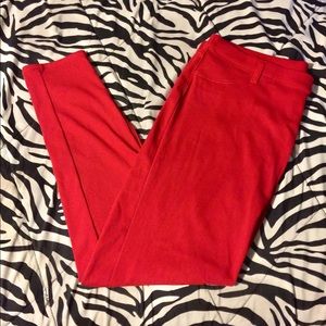 Bright Red Jeggings